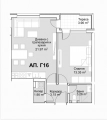one bedroom For sale, Витоша, 67 sq.m.