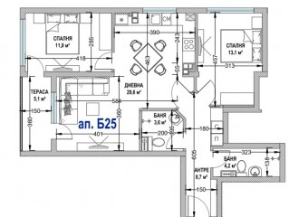 Two bedroom For sale, Овча купел, 109 sq.m.