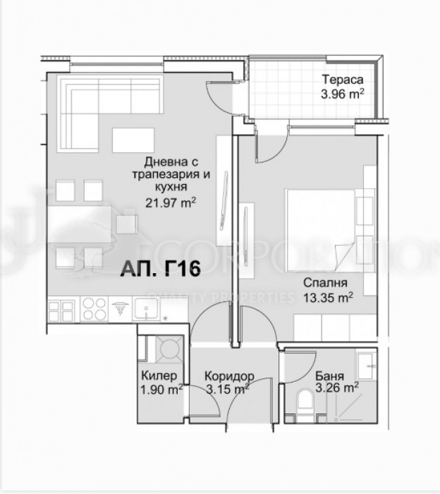 2-стаен за продажба, Витоша, 67кв. м.